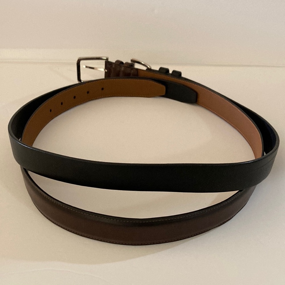 DOCKER’S + CGF Leather Belt Bundle  
Black/Brown Size 36 - Picture 4 of 8